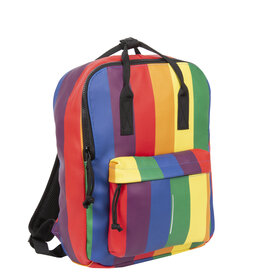 New Rebels New Rebels Mart Chicago 18L Regenboog Rugzak Waterafstotend Laptop 13"
