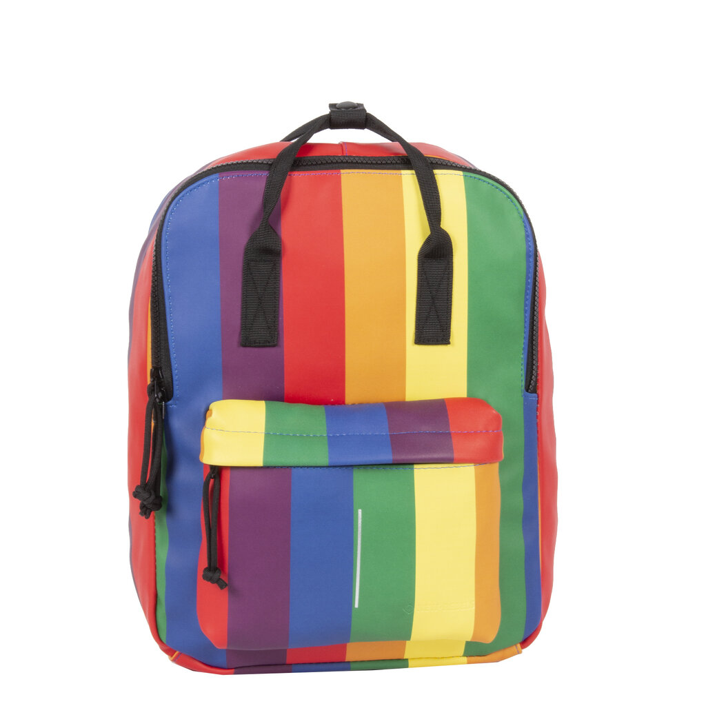 New Rebels Mart Chicago 18L Regenbogen Rucksack Wasserabweisend Laptop 13"