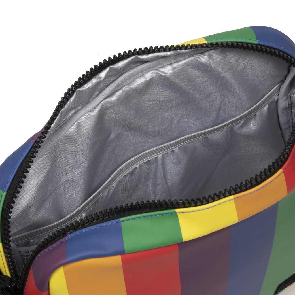 New Rebels New Rebels Mart Bronx Regenboog 8L A4 Schoudertas met Flapover Waterafstotend