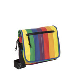 New Rebels New Rebels Mart Bronx Rainbow 8L  A4 Shoulder Bag with Flapover Water Repellent