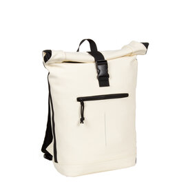 Mart New York Off White 21L Backpack Rolltop Water Repellent Laptop 15.6"