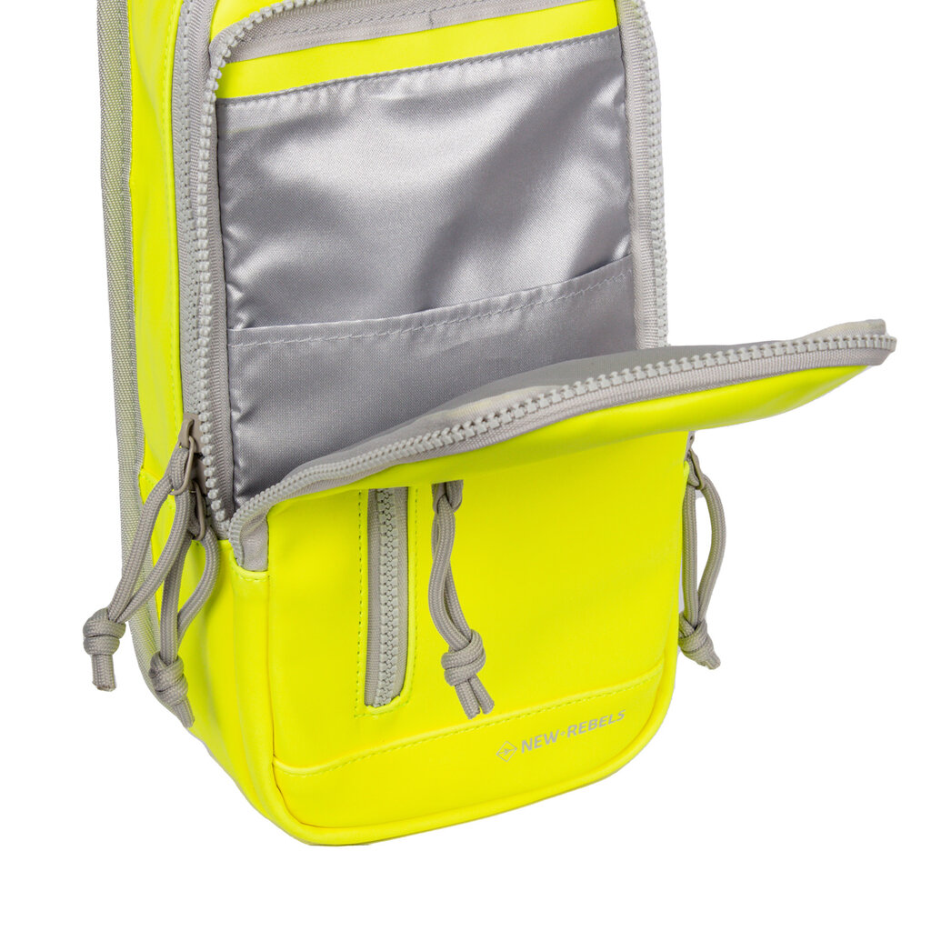 New Rebels New Rebels Mart Fargo Neon Gelb Crossbody Tasche Wasserabweisend