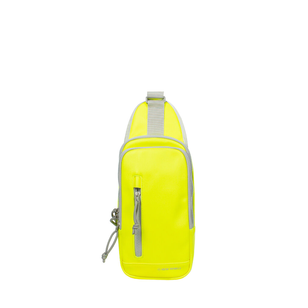 New Rebels New Rebels Mart Fargo Neon Yellow Crossbody Bag Water Repellent