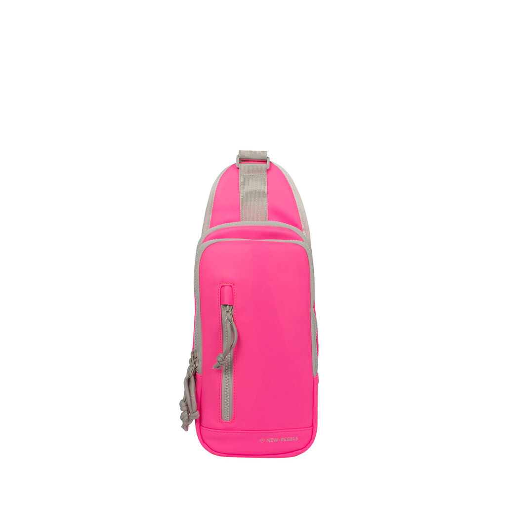 New Rebels New Rebels Mart Fargo Neon Pink Crossbody Bag Water Repellent