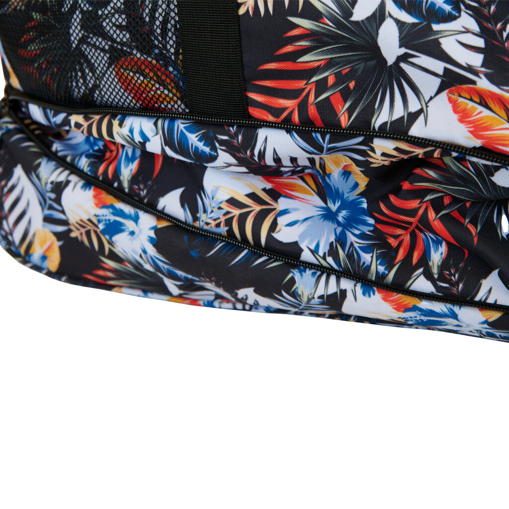 New Rebels New Rebels Cranford Newark Flower oprolbare reistas met 2 wielen - 110L vergrootbare tas met handgrepen en ritssluiting - lichtgewicht