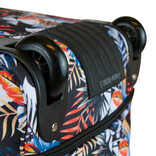 New Rebels New Rebels Cranford Newark Flower roll-up travel bag with 2 wheels - 110L expandable bag with handles and zipper closure - lightweight