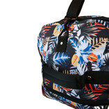 New Rebels New Rebels Cranford Newark Flower roll-up travel bag with 2 wheels - 110L expandable bag with handles and zipper closure - lightweight