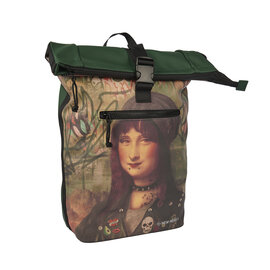 Mart Art Backpack 21L Mona Lisa Water Repellent