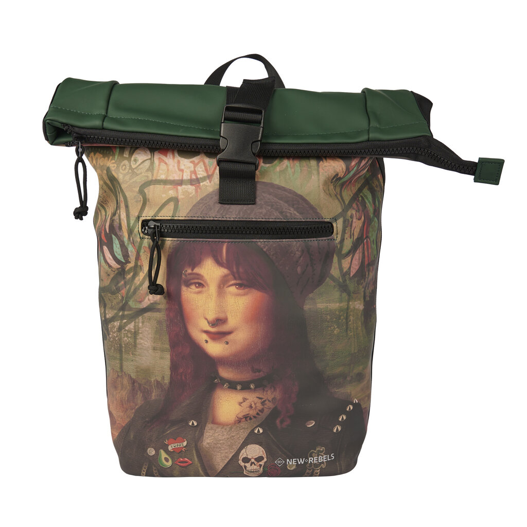 New Rebels New Rebels - Mart Art Backpack 21L Mona Lisa Water Repellent
