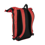 New Rebels New Rebels Mart New York Rot 21L Rucksack Rolltop Wasserabweisend Laptop 15.6"