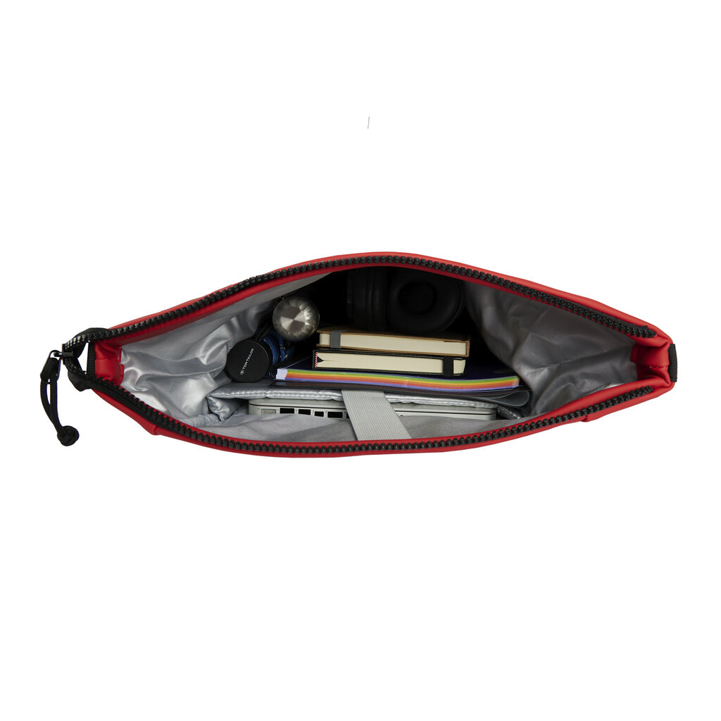 New Rebels New Rebels Mart New York Rood 21L Rugtas Rolltop Waterafstotend Laptop 15.6"
