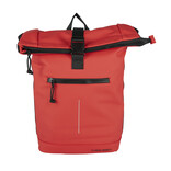 New Rebels New Rebels Mart New York Rot 21L Rucksack Rolltop Wasserabweisend Laptop 15.6"