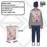 New Rebels New Rebels Mart New York All Over 21L Backpack Rolltop Water Repellent Laptop 15.6"