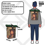 New Rebels New Rebels - Mart Art Backpack 21L Mona Lisa Water Repellent