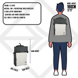 New Rebels New Rebels Julan Eugene Black 12L Backpack Water Repellent