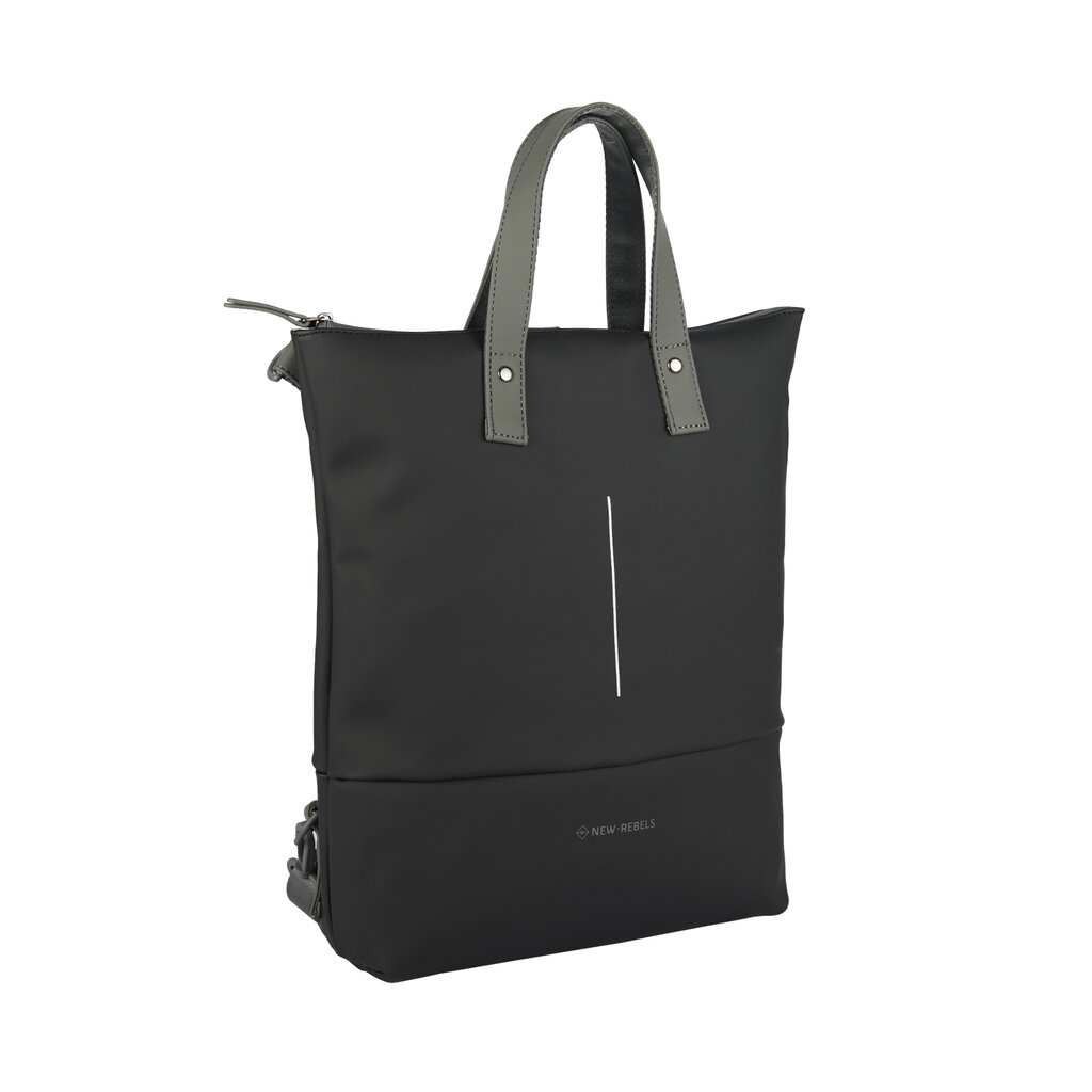 New Rebels New Rebels Matteo Trenton Schwarz 18L Rucksack Shopper Wasserabweisend