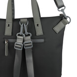 New Rebels New Rebels Matteo Trenton Schwarz 18L Rucksack Shopper Wasserabweisend New Rebels New Rebels Matteo Trenton Schwarz 18L Rucksack Shopper Wasserabweisend