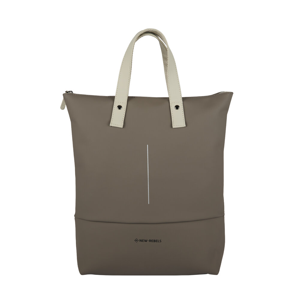 New Rebels New Rebels Matteo Trenton Taupe 18L Backpack Shopper Water Repellent