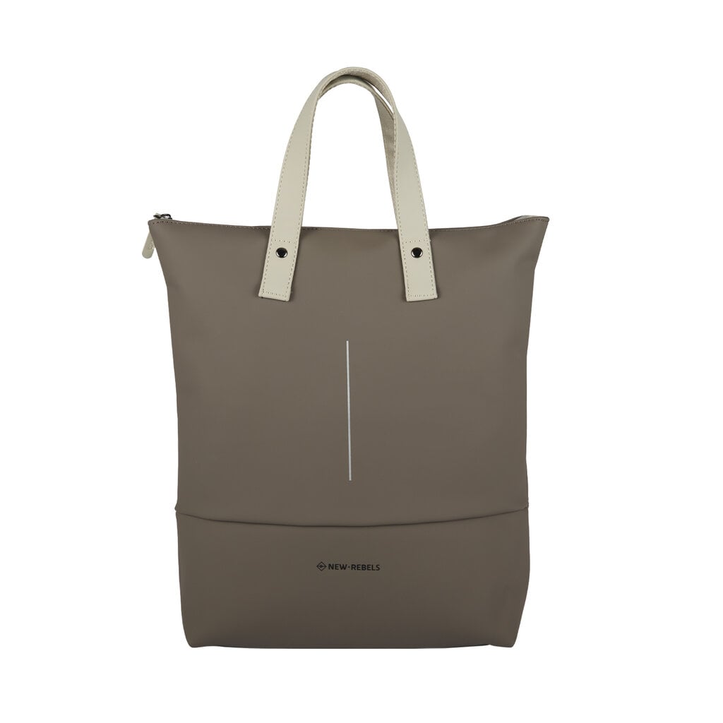 New Rebels New Rebels Matteo Trenton Taupe 28L Backpack Shopper Water Repellent