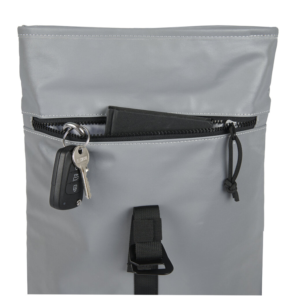 New Rebels New Rebels Reflect Los Angeles Silber 7L Rolltop Rucksack Wasserabweisend