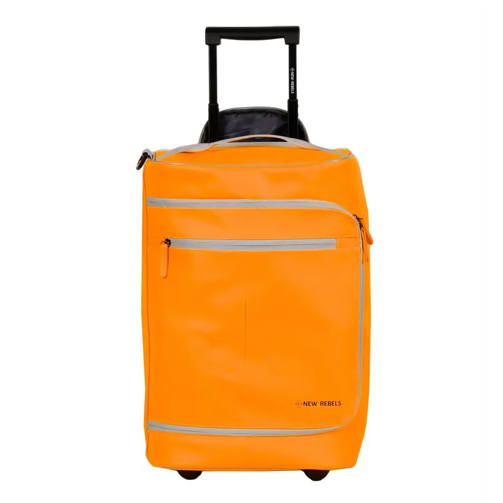 New Rebels New Rebels Harper Laredo Neon Orange 29L On Board Trolley Wasserabweisend