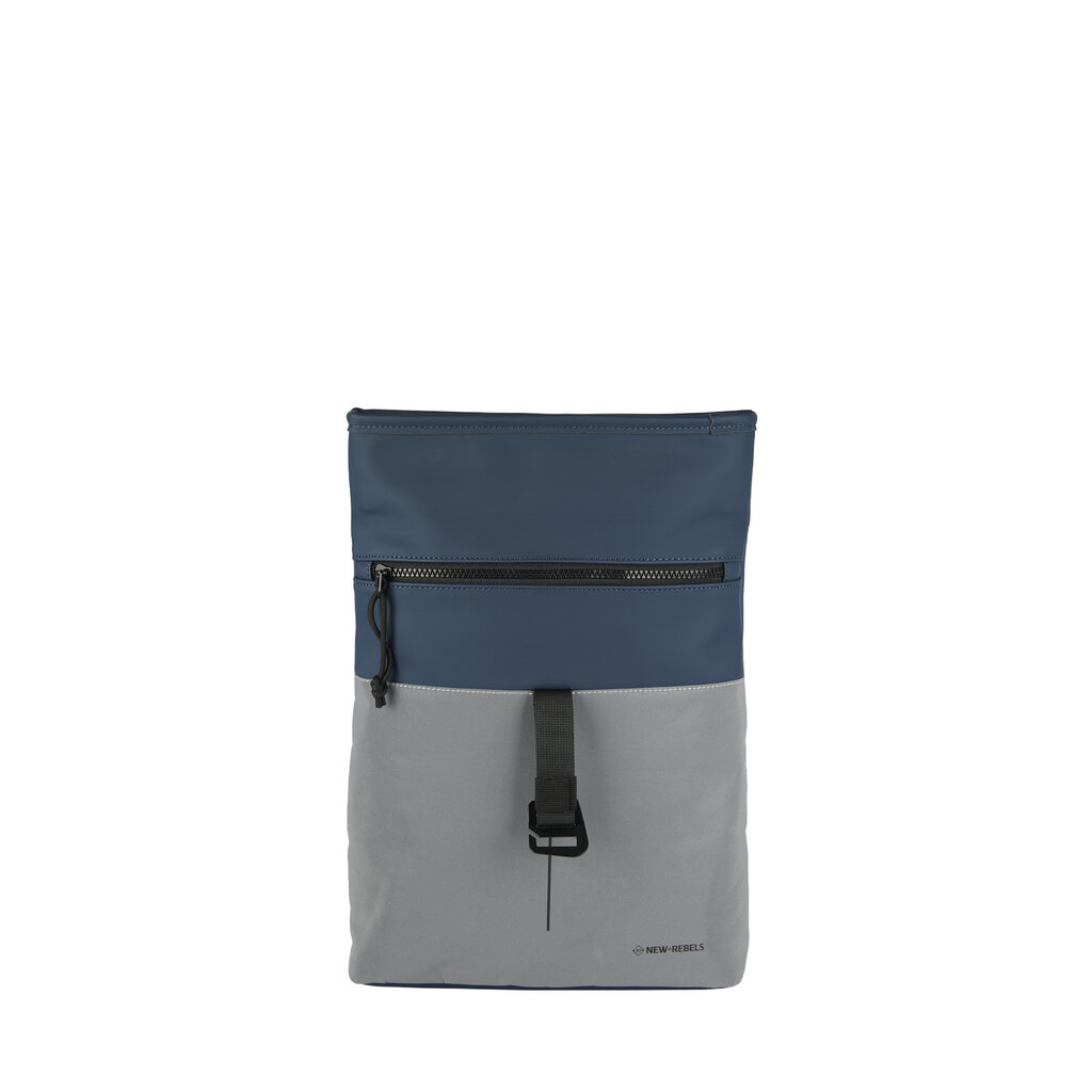 New Rebels Bowie Los Angeles Navy 9L Rugtas Rolltop Reflectie Waterafstotend