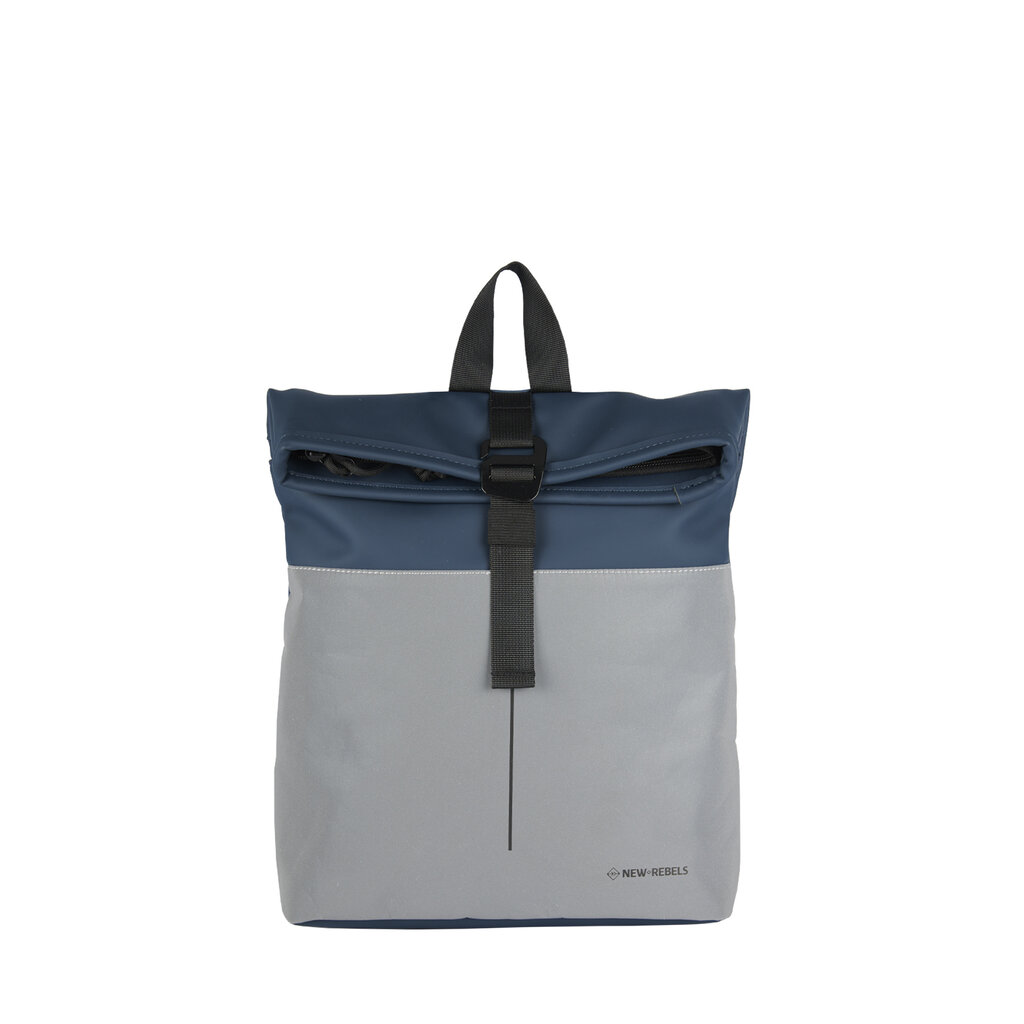 New Rebels Bowie Los Angeles Navy 9L Rugtas Rolltop Reflectie Waterafstotend