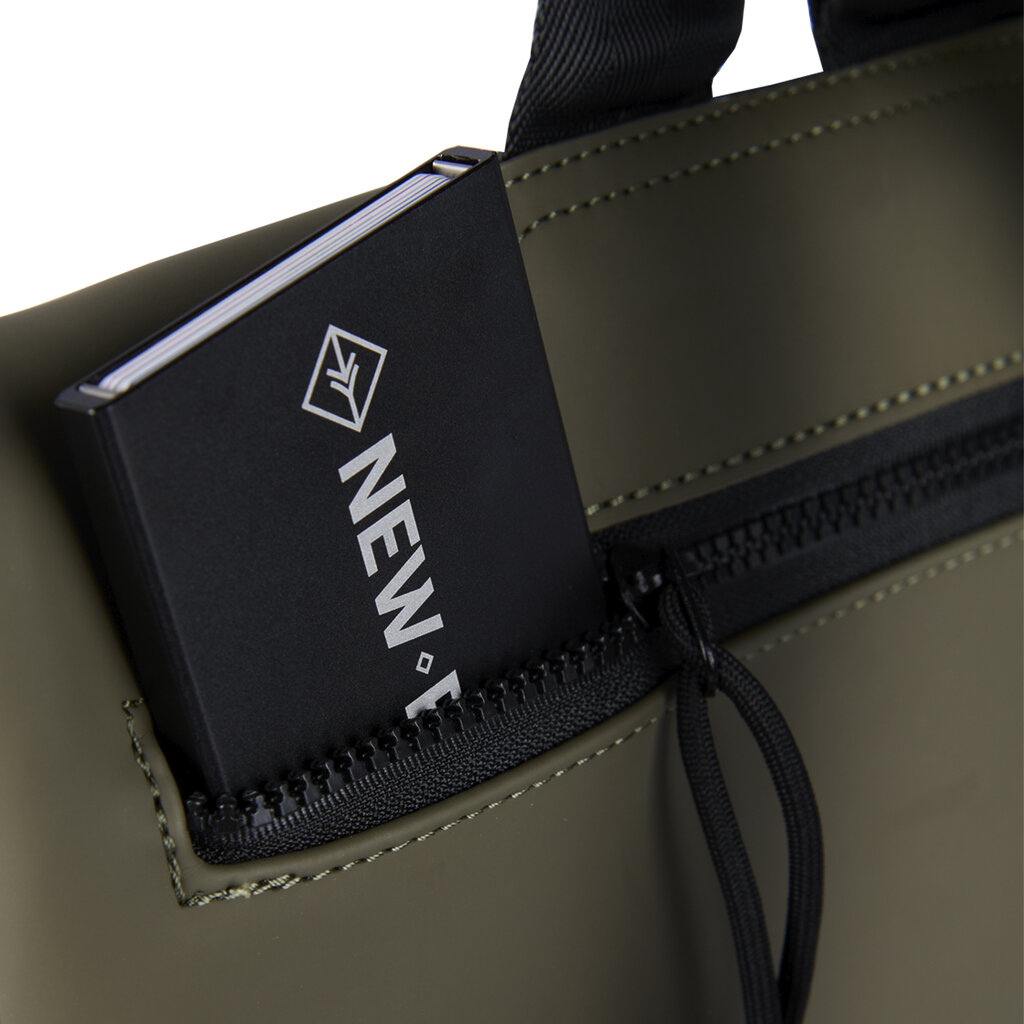 New Rebels Bowie Los Angeles Olive Green 9L Backpack Rolltop Reflective Water Repellent