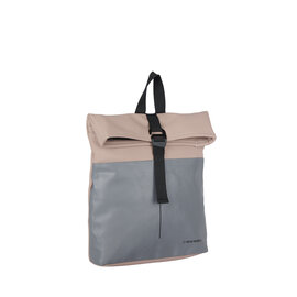 New Rebels Bowie Los Angeles Old Pink 9L Backpack Rolltop Reflective Water Repellent