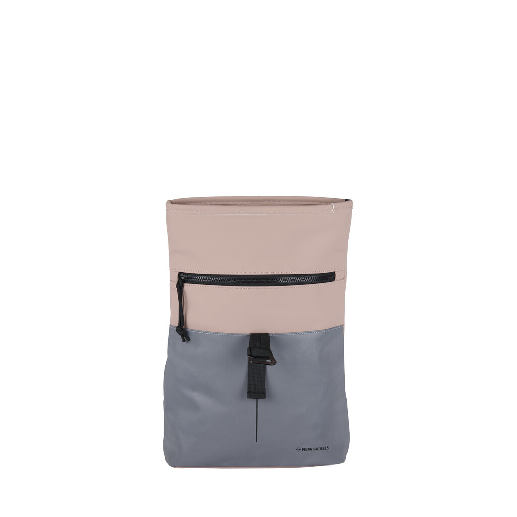 New Rebels Bowie Los Angeles Oudroze 9L Rugtas Rolltop  Reflectie Waterafstotend