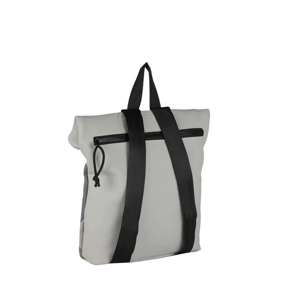 New Rebels Bowie Los Angeles Hellgrau 9L Rucksack Rolltop Reflektion Wasserabweisend