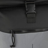 New Rebels New Rebels Bowie New York Black 21L Backpack Rolltop Reflective Water Repellent Laptop 15.6"