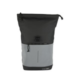 New Rebels New Rebels Bowie New York Black 21L Backpack Rolltop Reflective Water Repellent Laptop 15.6"