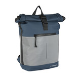 New Rebels New Rebels Bowie New York Navy 21L Rugzak Rolltop Reflectie Waterafstotend Laptop 15.6"