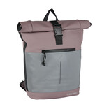 New Rebels New Rebels Bowie New York Old Purple 21L Backpack Rolltop Reflective Water Repellent Laptop 15.6"