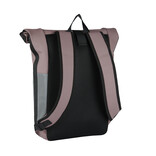 New Rebels New Rebels Bowie New York Purple 16L Backpack Rolltop Reflection Water Repellent Laptop 15.6