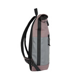 New Rebels New Rebels Bowie New York Oudpaars 21L Rugzak Rolltop Reflectie Waterafstotend Laptop 15.6"