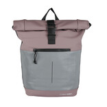 New Rebels New Rebels Bowie New York Oudpaars 21L Rugzak Rolltop Reflectie Waterafstotend Laptop 15.6"