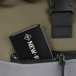 New Rebels New Rebels Bowie New York Olivgrün 21L Rucksack Rolltop Reflektion Wasserabweisend Laptop 15.6"