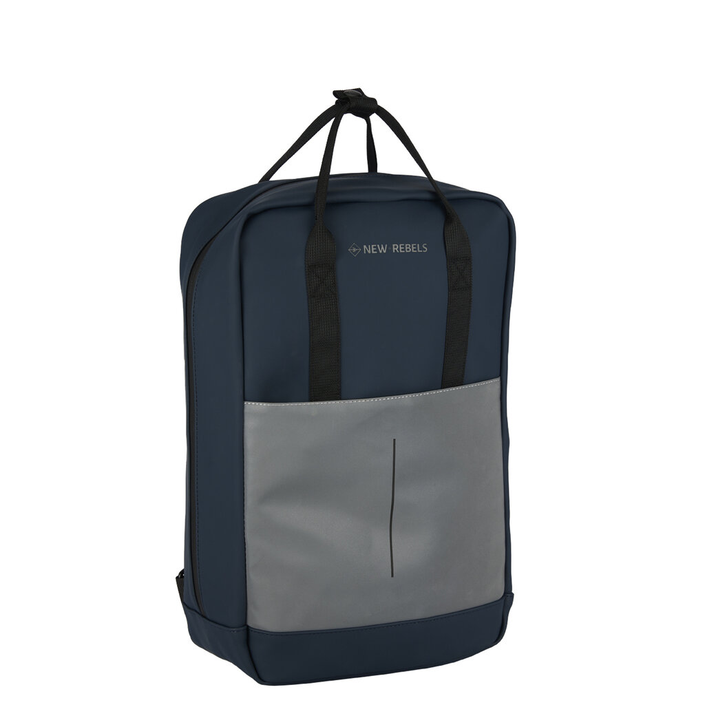 New Rebels New Rebels Bowie Cape Coral Navy 14L Rugzak Reflectie Waterafstotend Laptop 13"