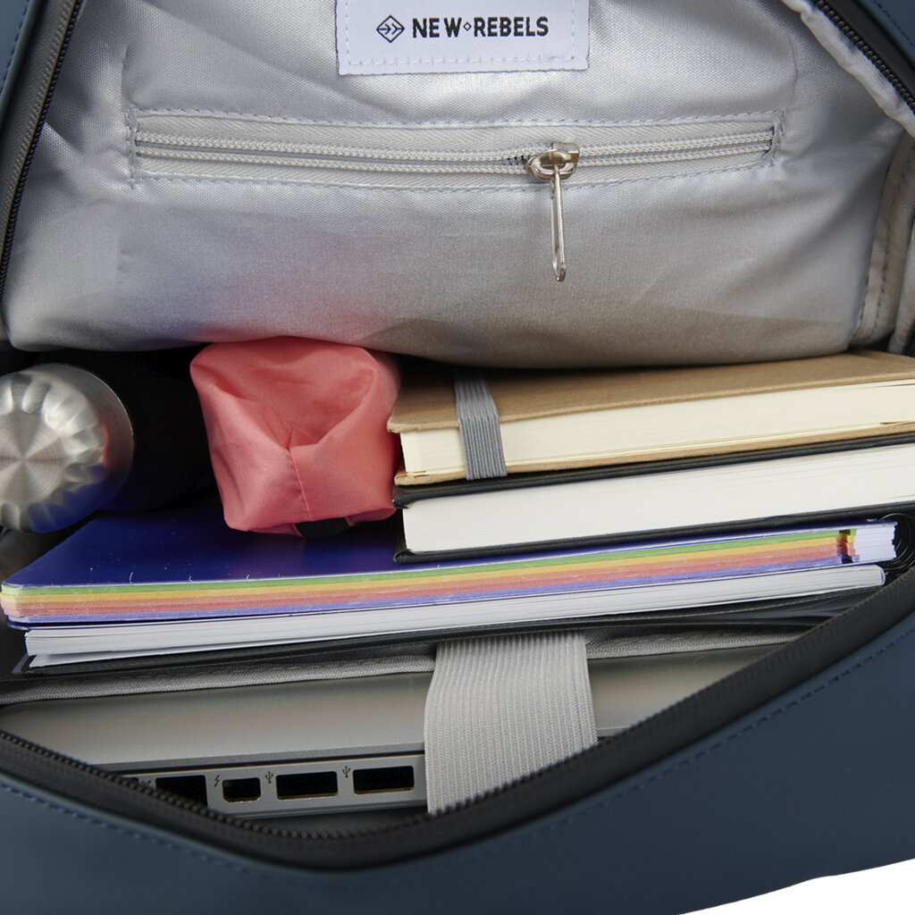New Rebels Bowie Cape Coral Navy 14L Backpack Reflective Water Repellent Laptop 13"