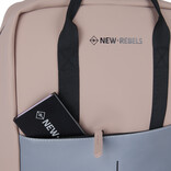New Rebels New Rebels Bowie Cape Coral Altrosa 14L Rucksack Reflektion Wasserabweisend Laptop 13"