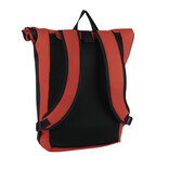 New Rebels Mart New York Rusty Red 19L Backpack Rolltop Water Repellent Laptop 15.6