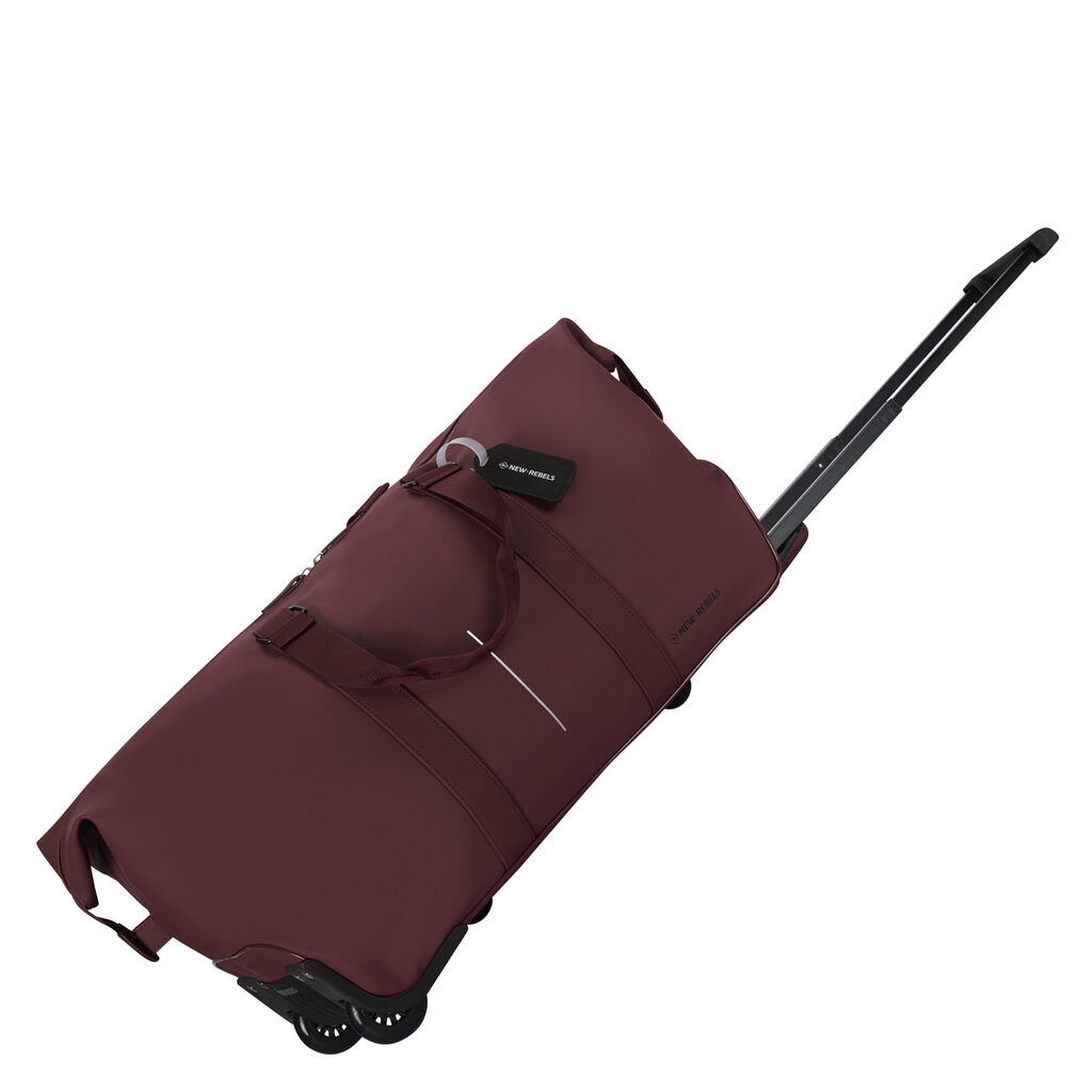 New Rebels New Rebels Mart Weston Duffel Burgundy 58L Trolley  Waterafstotend