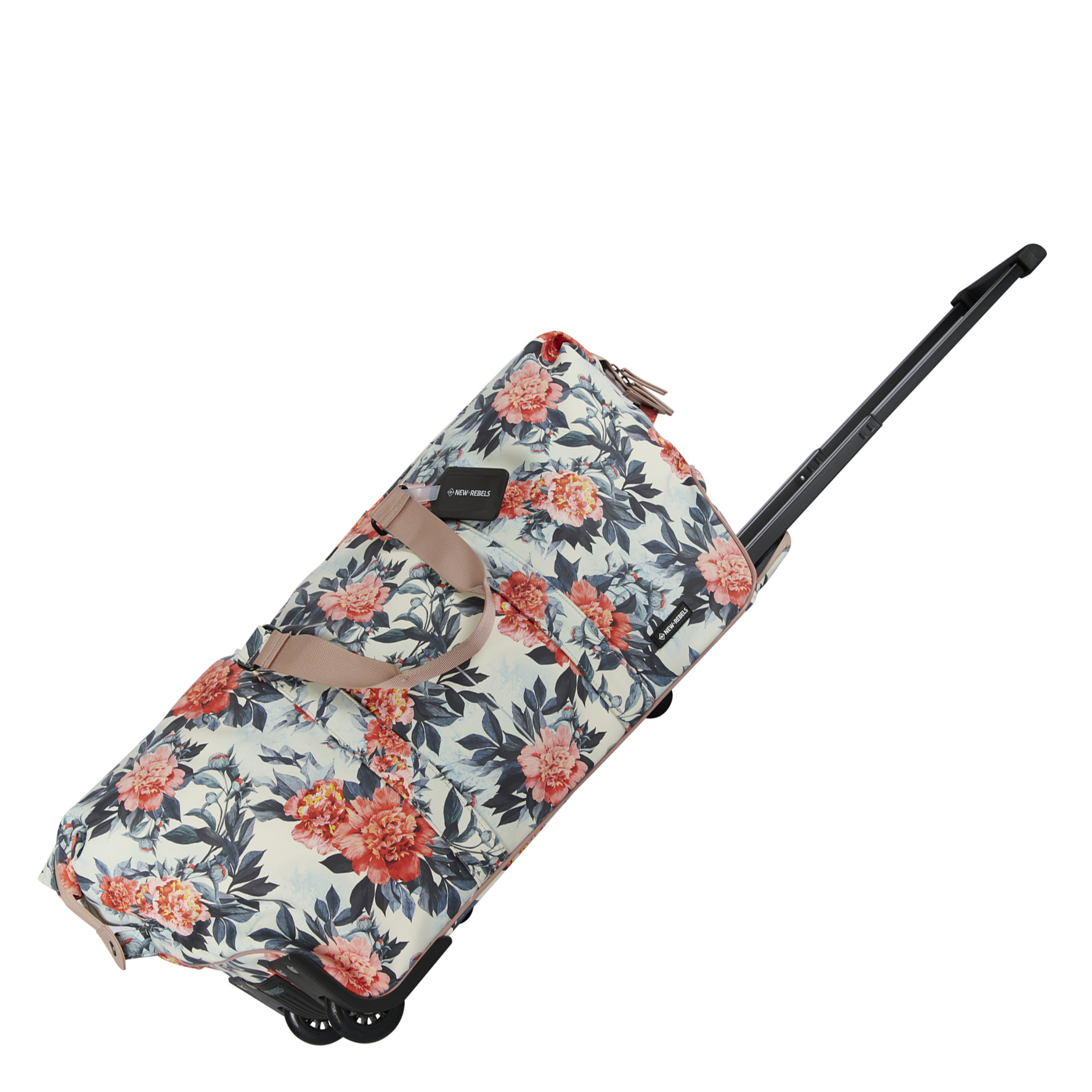 New Rebels Flora Weston Duffel Wit 54L Trolley Waterafstotend
