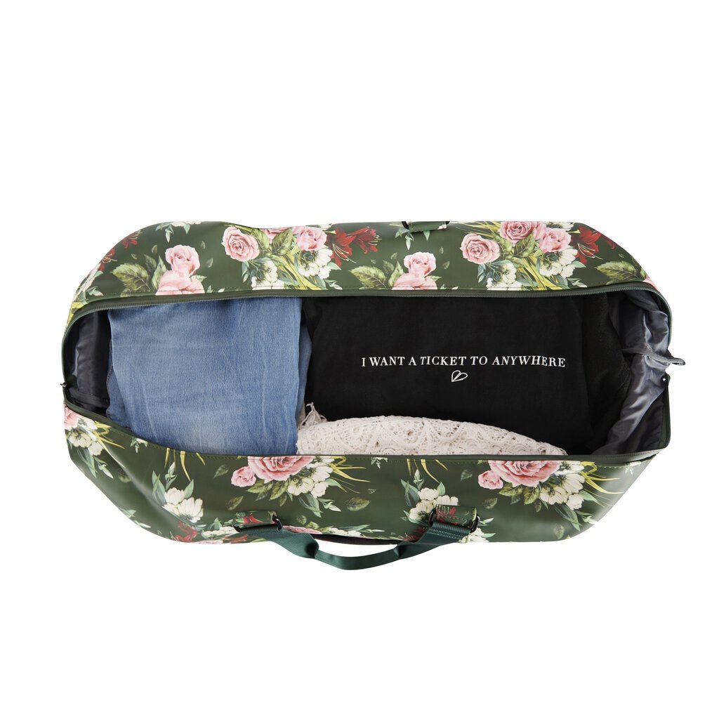 New Rebels New Rebels Flora Weston Duffel Donkergroen 54L Trolley Waterafstotend