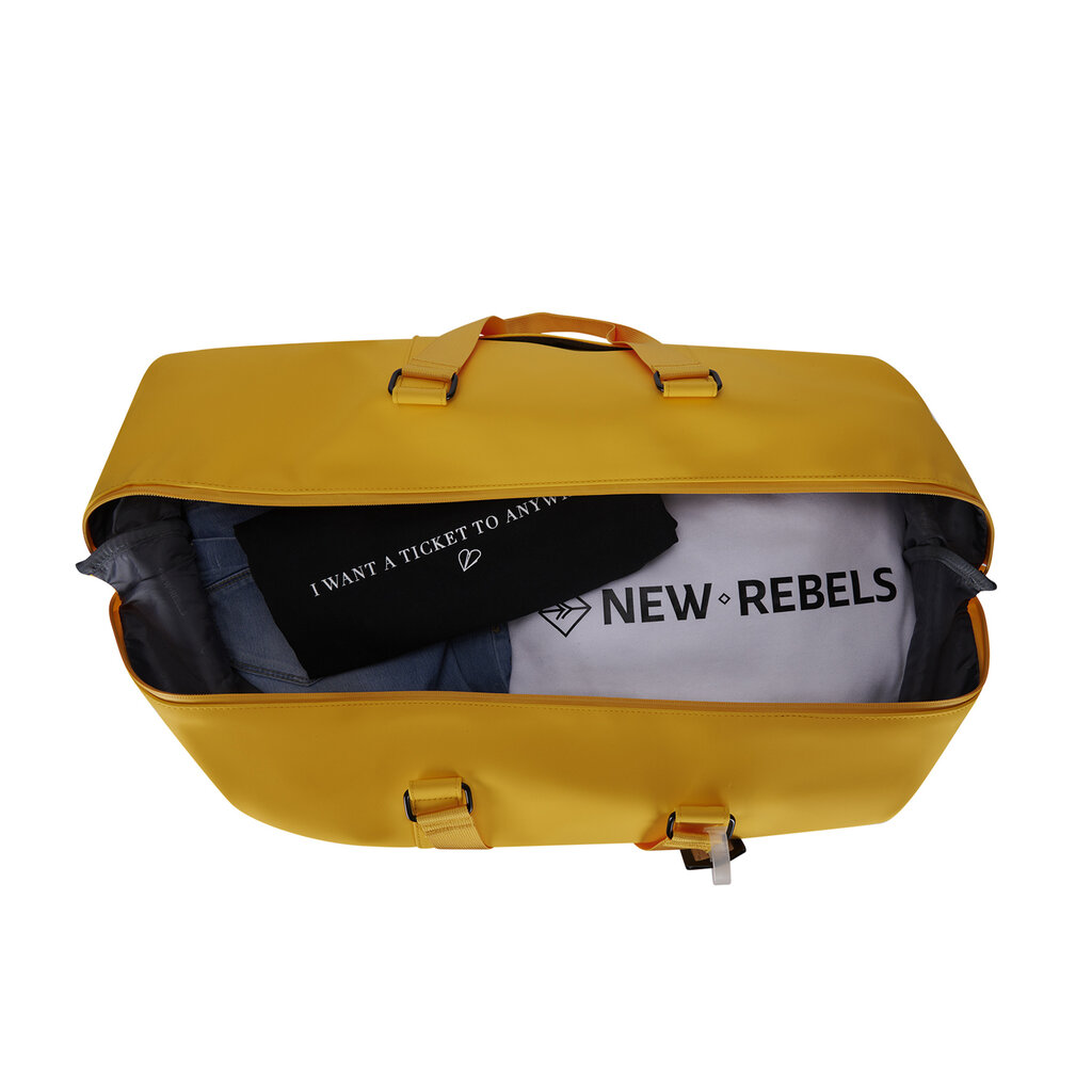 New Rebels New Rebels Mart Weston Duffel Gelb 58L Trolley Wasserabweisend