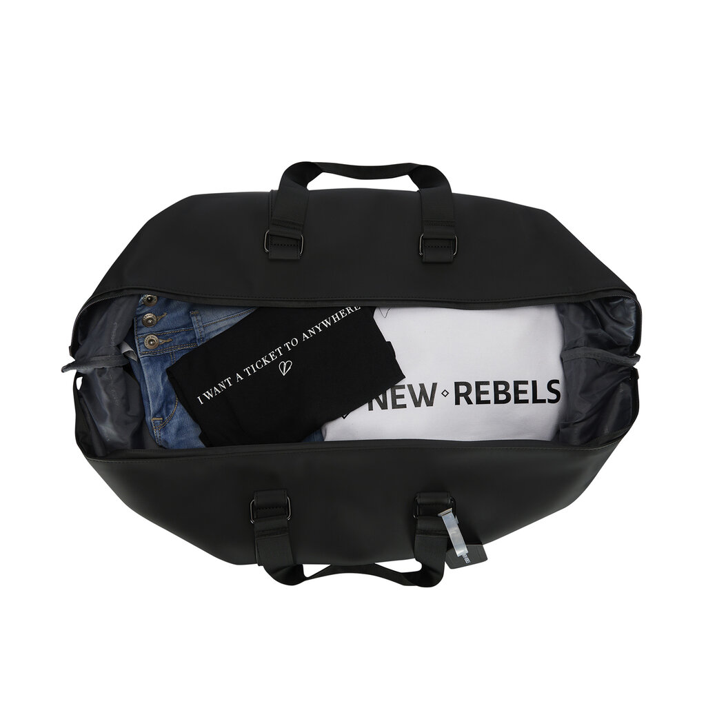 New Rebels New Rebels Mart Weston Duffel Schwarz 58L Trolley Wasserabweisend
