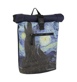 New Rebels New Rebels Mart Art New York Starry Night 19L Rugzak Rolltop Waterafstotend