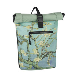 New Rebels Mart Art New York Mandel Blüte 19L Rucksack Rolltop Wasserabweisend